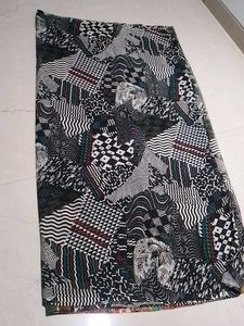 Abstract Print Saree