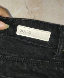 Black Denim Skirt