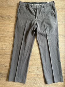 Louis Philippe Men’s Grey Formal Trouser