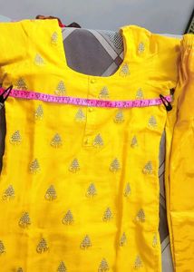 Beautiful Yellow Kurta Pent Set