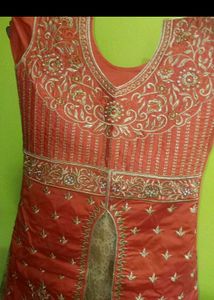 Elegant Embroidered Kurta witj shall