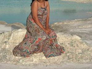 Bohemian Print Maxi Dress