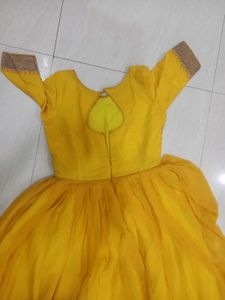 Beautiful Yellow Ethnic Gown