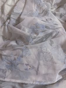 Floral Print Puff Sleeve Dress