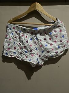 Cute Star Print Pajama Shorts