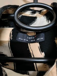 Celio Abstract Print Men's Shirt, OverSize