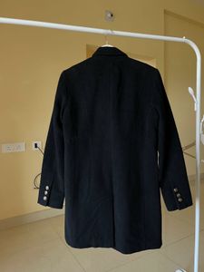 Elegant Black Trench Coat