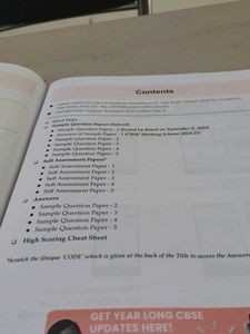 Oswaal CBSE Class 12 English Core Sample Papers