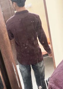 the Bear house Men's Purple Flannel Shirt