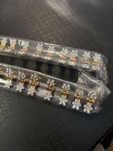 Mini Floral Rhinestone Hair Claw Clips