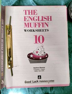 🧁Class 10 English Muffin Worksheet Book🧁