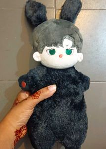 Cute Black Bunny Plush Toy