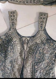 Designer hand work plazzo set fix price