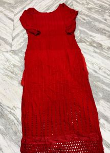 Stunning Red Ethnic Gown