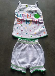 Combo Set Girls Dress