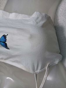 Cute Butterfly🤎34 Crop Top