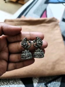 Set of 4 Pairs Trendy Earrings