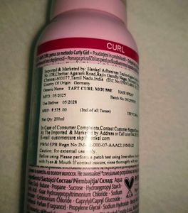 Schwarzkopf Taft Curl Mousse