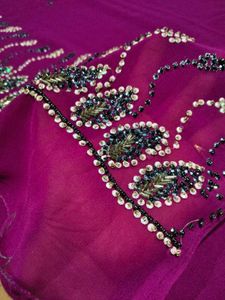 y2k hand work heavy saree...