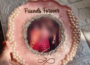 Personalized Glitter Letter Keychain 3 piece 450
