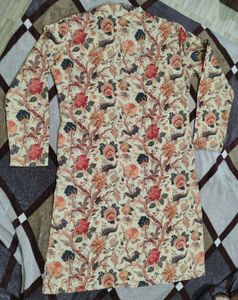 Men's Floral Print Kurta