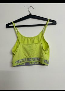 Purple "State of Mind 1990" Crop Top