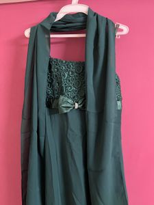 ✨Imported Strap gown with cover up ✨