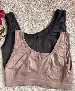 Nylon Stretchable Air Bra 2pc