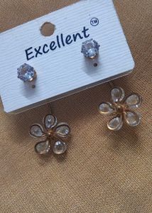 🍓🎁🥳beautiful Flower Drop Earrings to combo