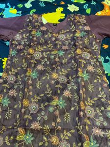 Purple Kurta Set