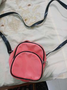 Retro Pink Crossbody Bag