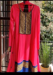 Beautiful Pink Anarkali