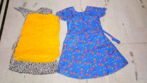 Girls' Dress &amp; Vest Set