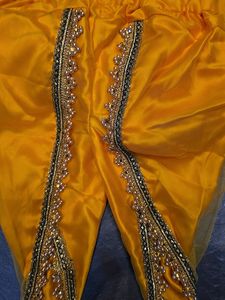 Kids Yellow Krishna Dress