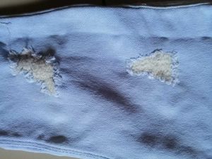 Light Wash Ripped High-Waist Jeans