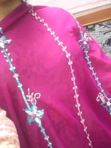 Saree With Hand Work