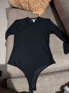 H&amp;M Black Mesh Bodysuit