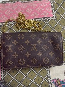 Louis Vuitton Monogram Chain Wallet