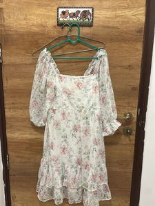 Floral Print Mini Dress