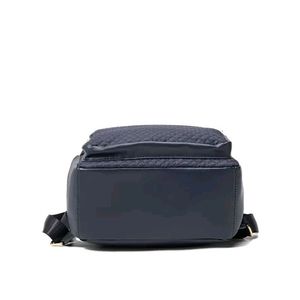 London Fog Quilted BackPack Navy Blue