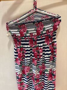 Floral Stripe Sundress