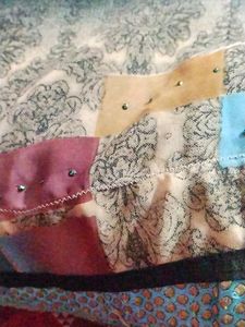 Chiffon Saree With Stone Work
