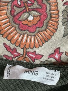 MANGO One Shoulder Top