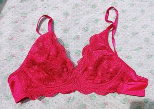 Clovia Brand New Hot Pink Stylish Bra.