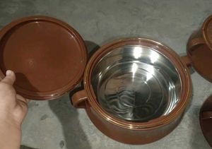 Elegant Brown Serving Bowls Set
