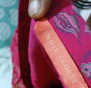 Vibrant Pink Floral Kurta Set