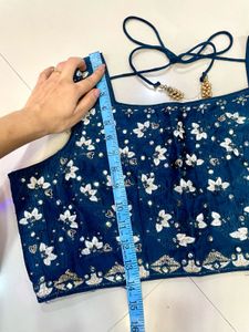 Blue Shaded Lehenga
