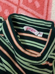 Striped T-Shirt Dress