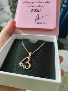 Giva Rose Gold Infinity Heart Pendant