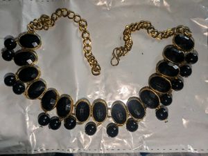 Elegant Black Stone Jewelry Set